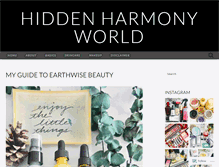 Tablet Screenshot of hiddenharmonyworld.com